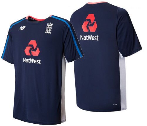 2017/18 England New Balance Cricket SS Training Tee Jnr