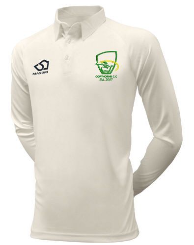 Masuri Cricket Teamwear Playing Shirt Plain L/S  Snr