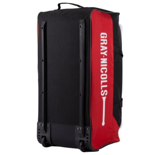 Gray Nicolls Team 150 Black/Red Wheelie Cricket Bag 2023 Back