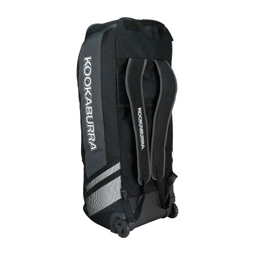 Kookaburra WD2000 Wheelie Duffle Cricket Kit Bag 2025 Black/Grey