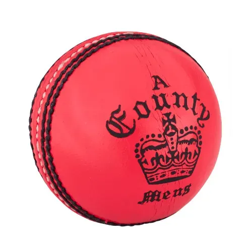 Readers County Crown Cricket Ball - Pink