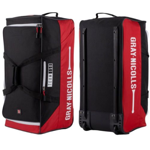 Gray Nicolls Team 150 Black/Red Wheelie Cricket Bag 2025