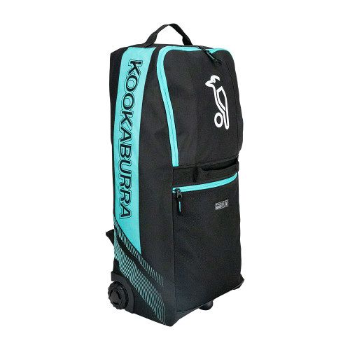 Kookaburra WD6000 Wheelie Duffle Cricket Kit Bag 2025 Black/Teal