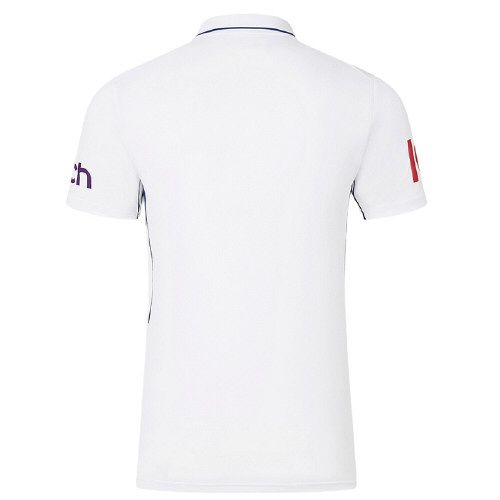 2024 England Castore Test Cricket Shirt Snr Back