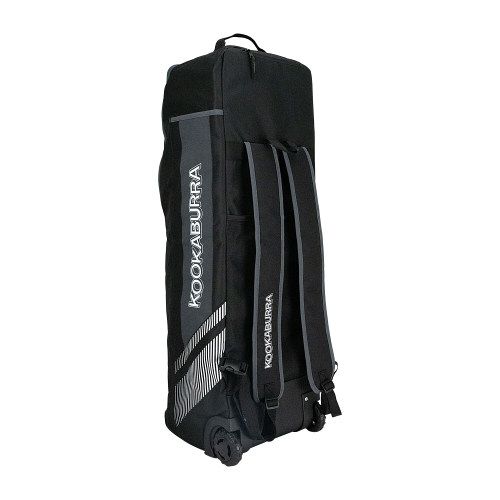 Kookaburra WD5000 Wheelie Duffle Cricket Kit Bag 2025 Black/Grey