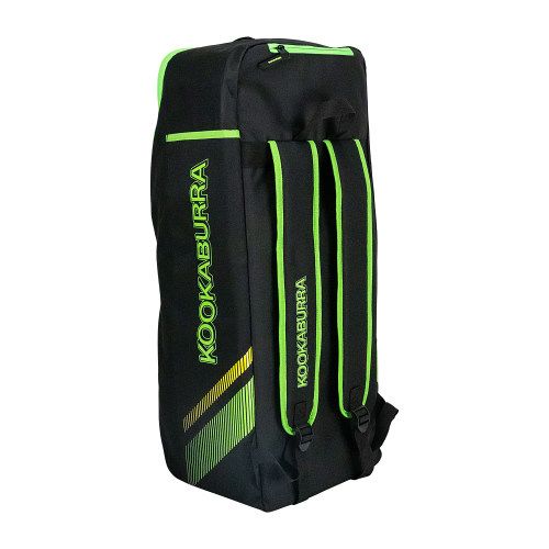 Kookaburra D6500 Duffle Cricket Kit Bag 2025 Black/Neon Green