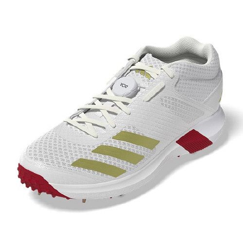 adidas Adipower Vector Mid Gold Cricket Shoes 2025