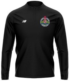 New Balance Cricket Teamwear  1/4 Zip Layer Black  Jnr