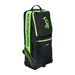 Kookaburra WD6000 Wheelie Duffle Cricket Kit Bag 2025 Black/Neon Green