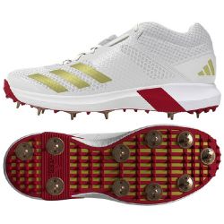 adidas Adipower Vector Mid Gold Cricket Shoes 2025