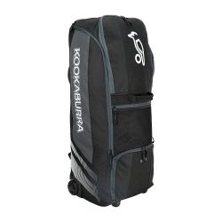 Kookaburra WD2000 Wheelie Duffle Cricket Kit Bag 2025 Black/Grey